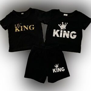 Shein 3pc short set for 6-9mo